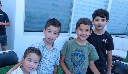  Santi, Paco, Marcelo y Diego.