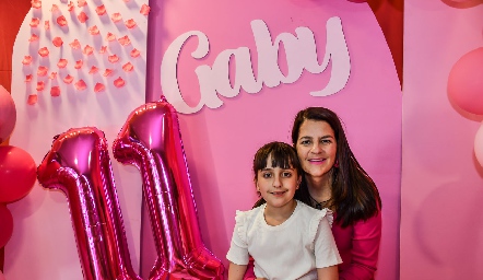 Gaby Sarquis y su madre Gaby Suárez.