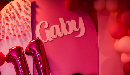 Cumpleaños 11 de Gaby Sarquis.