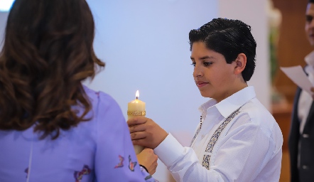  Primera Comunión de Mauricio Ruiz Suárez.