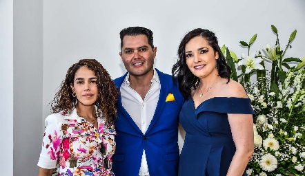  Gaby Leija , Humberto Campos y Liliana Vázquez.
