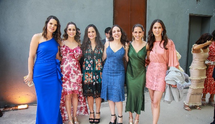  Jessica Martín Alba, Daniela Mina, Claudia Villasana, Sofía Torres, Paulina Aguirre y Carmelita del Valle.