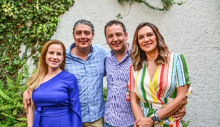 Michelle Baeza, David Cortés, Eugenio Mézquida y Karla Velasco.