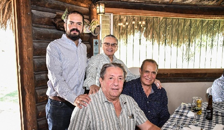  Ricardo Garza, Ricardo Garza, Octavio Mijangos y Juan Reyes.