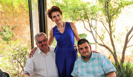  Guillermo Díaz Infante, Guillermo Aister y Patricia de Aister.