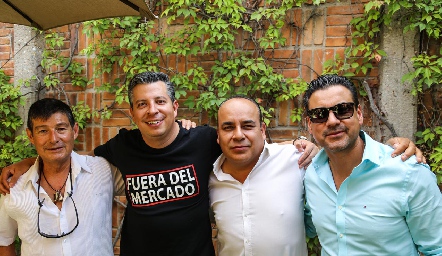  Enrique Martens, Jorge fuentes, Filiberto Grimaldo y Alejandro Lara.