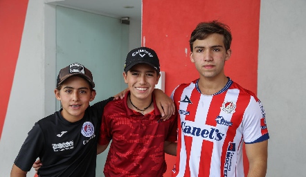  Diego Carreras, Mauricio Alcalde y Daniel Carreras.
