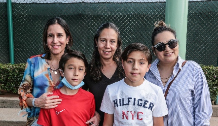  Irene García, Matías Lozano, Bárbara García, Iñaki Villaseñor y Elvira Palazuelos.