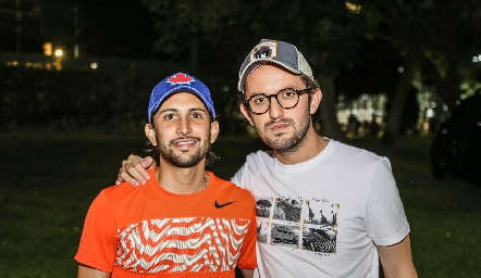   Roberto Puente y Eduardo Zepeda.