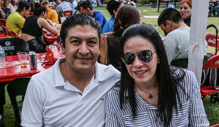  Len Ivens y Alicia Padilla.