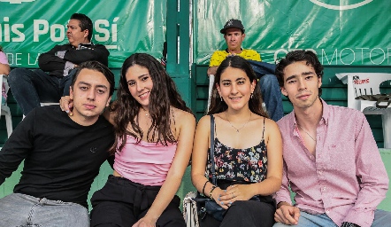  Rodrigo Padilla, Regina Armendáriz, Daniela Armendáriz y Ulises Alba.