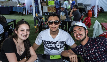  Ana Luisa Mata, Elmer Ruiz y Julio Mirabal.