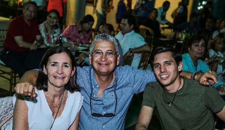  Marcela Valle, Ramón Zacarías y Ramón Zacarías.
