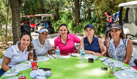  Erika Von Der Meden, María Acebo, Montse Calzada, Anabel Valle y Ana Laura Villarreal.