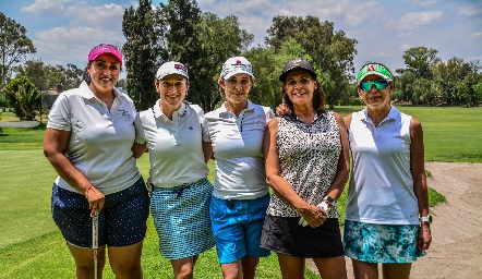  Rocío Acebo, Erika Von Der Meden, Claudia Díaz Infante , Ana Laura Villarreal y Gaby Godínez.