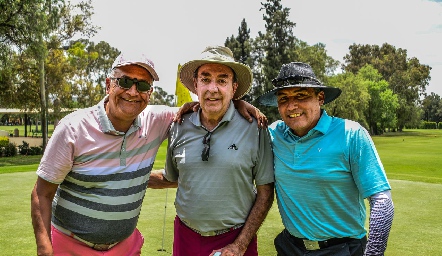  Lorenzo Sánchez, Gustavo Puente y Arturo González.