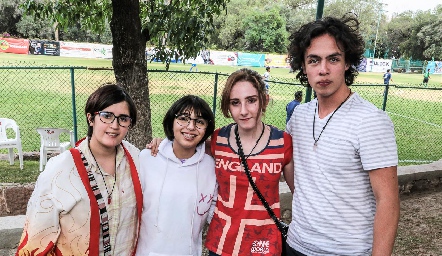  Fernanda Mireles, Ana Luz Garrido, Marian de los Santos y Emilio Toledo.