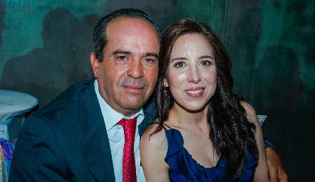 Leo Martínez y Natalia Camargo.