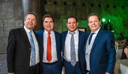  Alejandro Santibáñez, Rodolfo Álvarez, Jorge Carrillo y José María Padilla.