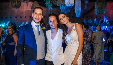 José María Padilla, Malena Villasuso y Marce Solórzano.
