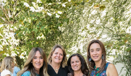  Claudia Toledo, Martha Malo, Claudia Ávila y Beatriz Sánchez.