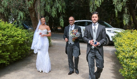  Paulina Acevedo, Javier Abud y Pollo Acevedo.
