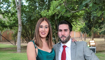  Daniela Usucua y Alfonso Galán.
