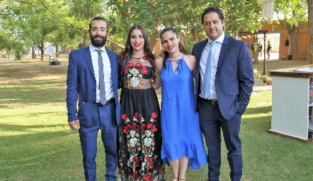  Jesús Chávez, Ilse Von Der Meden, Carla Von Der Meden y Juan Carlos Enríquez.