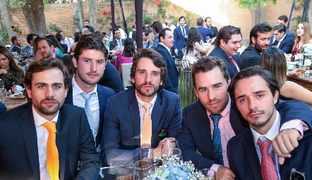  José Miguel Morales, José María Andrés, Eduardo Cantú, Rodrigo García y Sebastián Rodríguez.