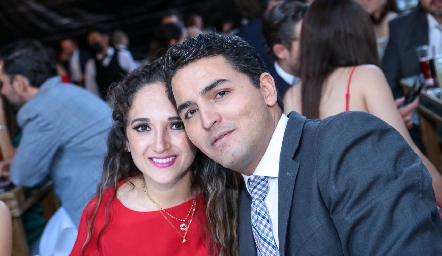  Alejandra Rangel y Rodrigo de la Rosa.