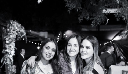  Érika Salas, Irlanda Gatica y Majo Torres.