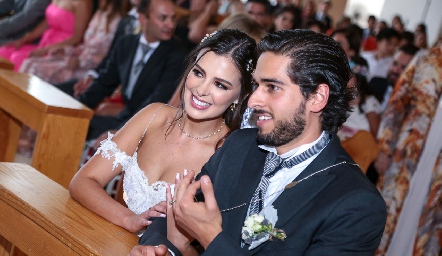  Paulina Acevedo y Alejandro Martínez ya son esposos.
