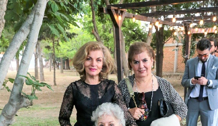  Carmen Lilia de Von Der Meden, María del Carmen Von Der Meden y Rosario Navarro.