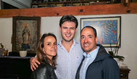 María Sotomayor, Pablo Labastida y Carlos Valdés.