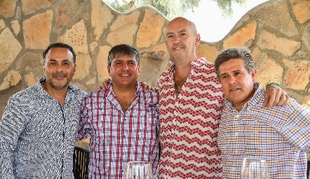 Jaime Delsol, Juan Ariel Reyes, Paco Artolózaga y Galo Galván.