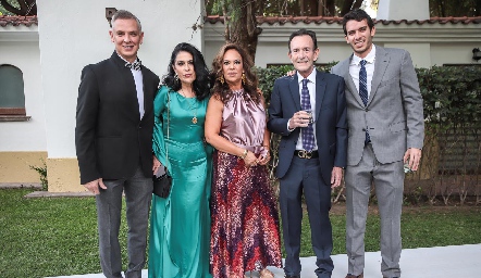  Mario, Josefina, Malena Rubín, José Martín y Benjamín Martín.
