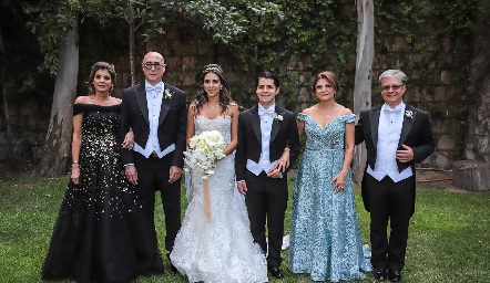  Claudia Anaya, Jaime y Regina Oliva, Arturo, Marcela y Arturo Hernández.