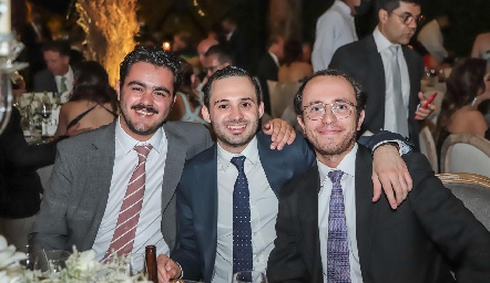  Gunnar Mebius, Mauricio Cabrero y Sergio Lasso.