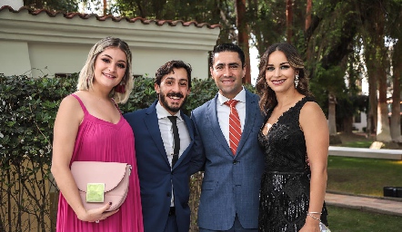  Pau Dibildox, Fernando Díaz, Francisco Cabral y Claudia Dibildox.