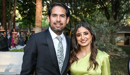  Rafael Araiza y Samira Romo.