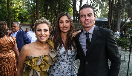  Claudia Oliva, Ale Díaz Infante y Juan Carlos Flores.