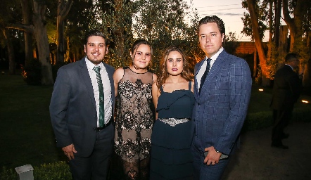  Edgar Olguin, Marisol Cabrera, Nuria Alcalde y Pablo Herrera.