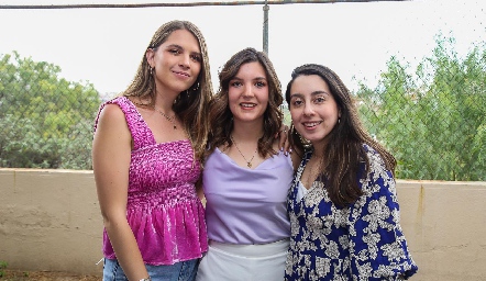  Ana Sofía Solana, Mimí Navarro y Fer Salazar.