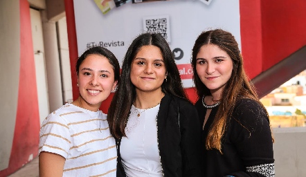 Paulina Charre, Julia Meade y Daniela Velasco.