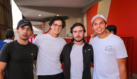  Diego Gutiérrez, Oscar Vera, Mateo Guerra y Moy Payán.
