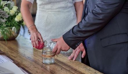 Boda Civil de Ana Cecilia Ortiz y Alejandro Rodríguez.