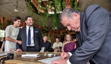 Boda Civil de Ana Cecilia Ortiz y Alejandro Rodríguez.
