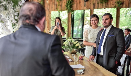 Boda Civil de Ana Cecilia Ortiz y Alejandro Rodríguez.