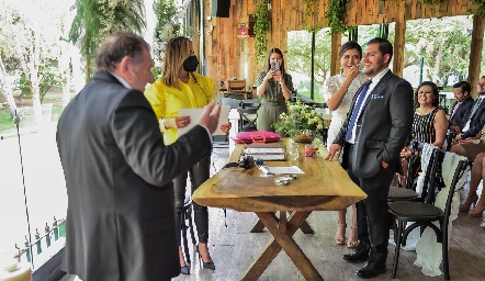 Boda Civil de Ana Cecilia Ortiz y Alejandro Rodríguez.