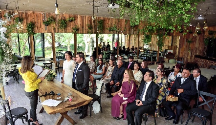 Boda Civil de Ana Cecilia Ortiz y Alejandro Rodríguez.